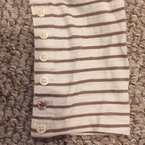 Anthropologie Tops - Anthropologie Postmark 3/4 Sleeve Tee Dots Stripes Anthropologie Tops - Anthropologie Postmark 3/4 Sleeve Tee Dots Stripes